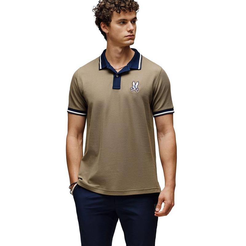 Psycho Bunny Polo piqu&eacute; Wade pour hommes