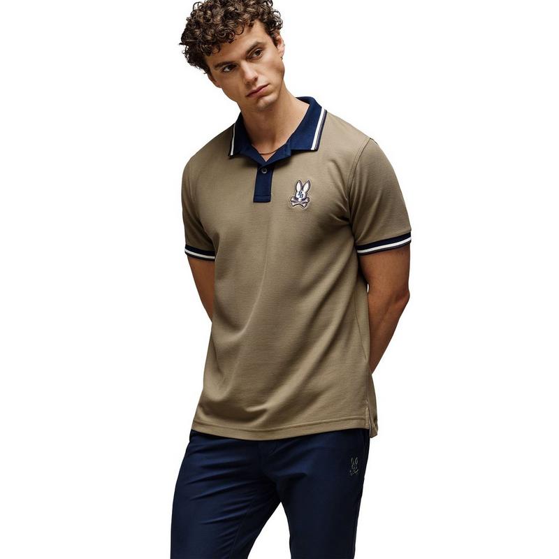 Psycho Bunny Polo piqu&eacute; Wade pour hommes