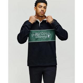Psycho Bunny Men's Enzo Long Sleeve Rugby Top