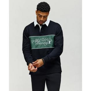 Psycho Bunny Men's Enzo Long Sleeve Rugby Top