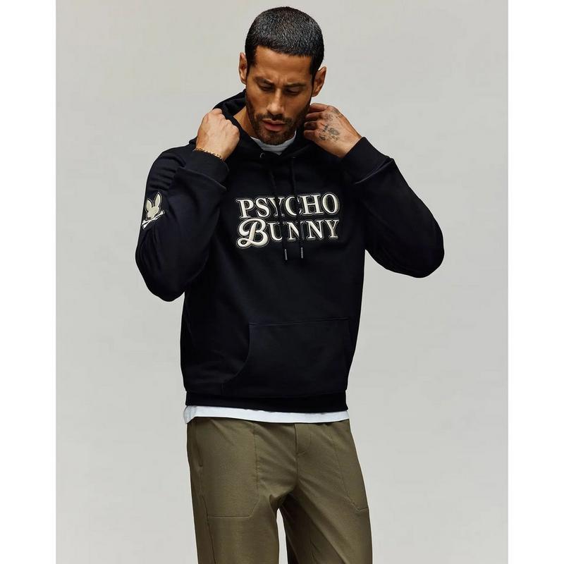 Psycho Bunny Chandail &agrave; capuchon Janvi brod&eacute; pour hommes