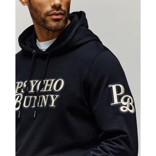 Men's Janvi Embroidered Patch Hoodie | Psycho Bunny | Sporting