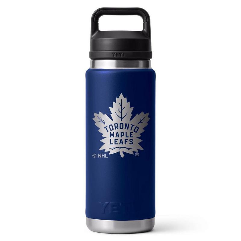 YETI Bouteille Rambler Toronto Maple Leafs avec bouchon &agrave; goulot r&eacute;ducteur (26 oz)