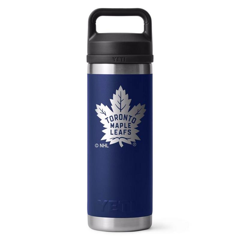 YETI Bouteille Rambler Toronto Maple Leafs avec bouchon &agrave; goulot r&eacute;ducteur (18 oz)