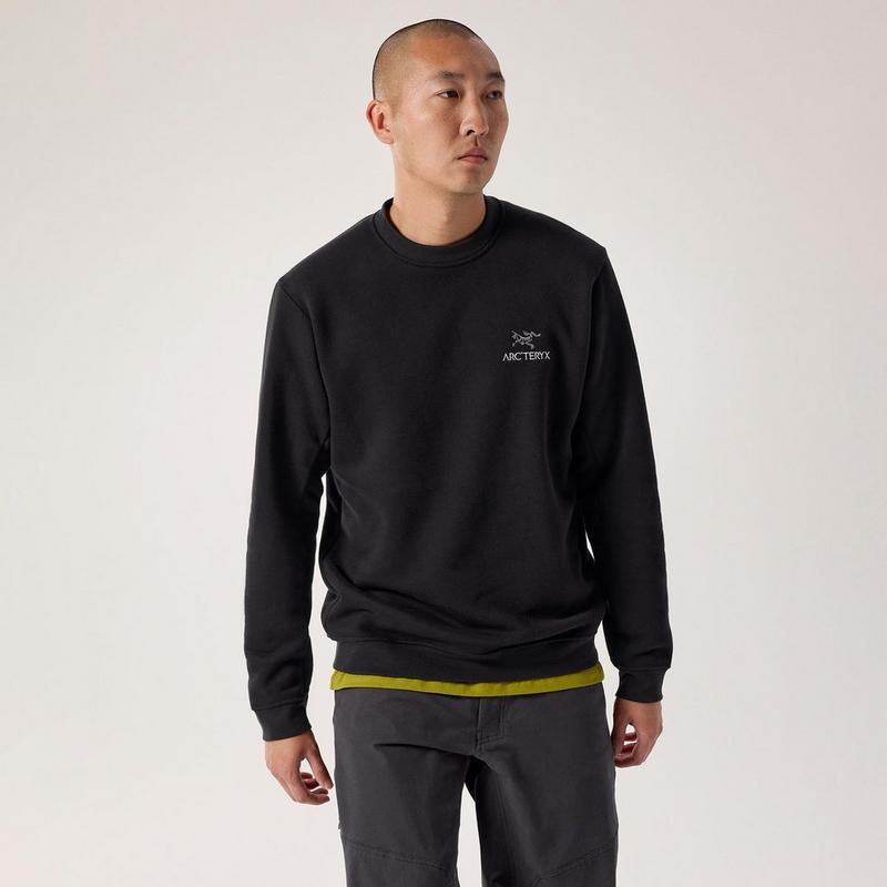 Arc'teryx Chandail &agrave; col rond Emblem en molleton pour hommes