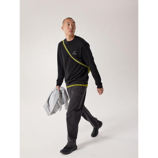 Men's Emblem Fleece Crew Neck Pullover Sweatshirt | Arc'teryx
