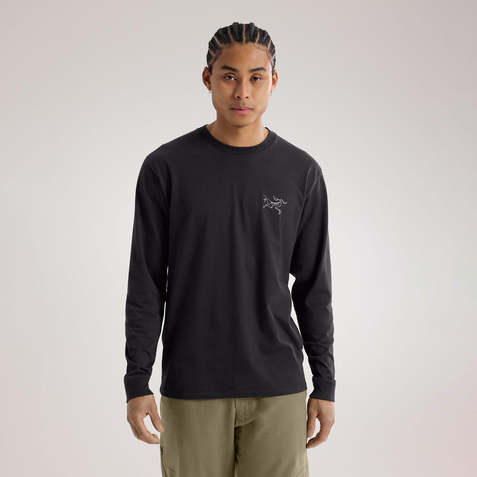 Arc'teryx | Men's Kragg SL Cotton Long Sleeve T-Shirt, Black, Size Small