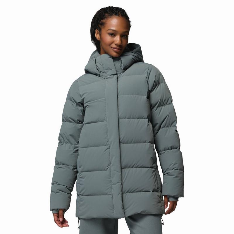 Columbia Veste mi-longue &agrave; capuchon Amaze Puff pour femmes