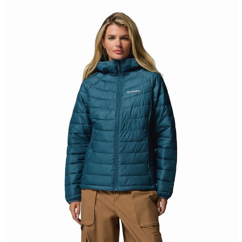 Columbia Manteau &agrave; capuchon Powder Lite II pour femmes