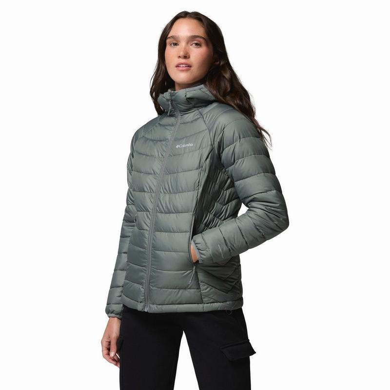 Columbia Manteau &agrave; capuchon Powder Lite II pour femmes