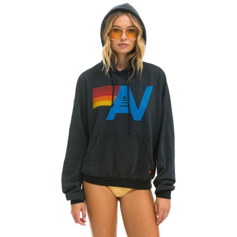 Aviator Nation Chandail &agrave; capuchon Logo Relaxed unisexe
