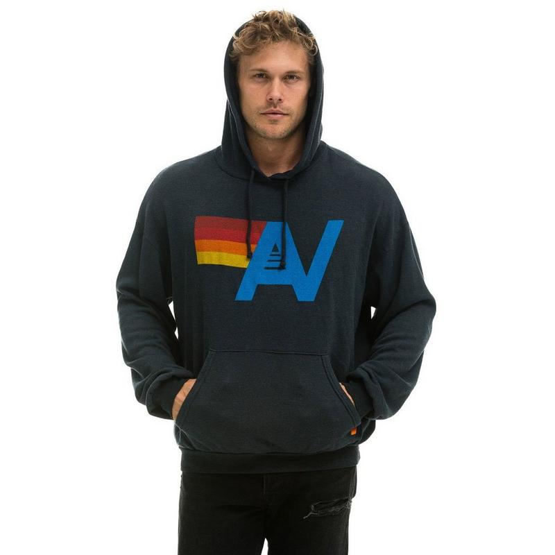 Aviator Nation Chandail &agrave; capuchon Logo Relaxed unisexe