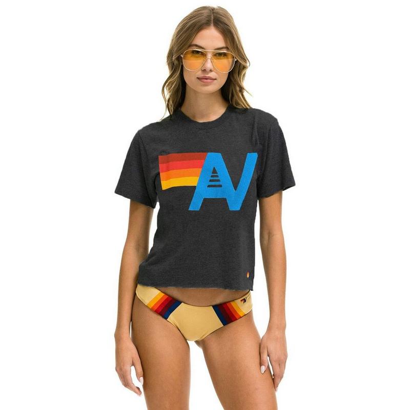 Aviator Nation Women's Logo Boyfriend T-Shirt