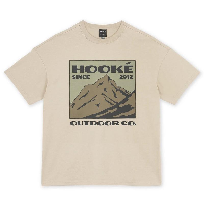 Hook&eacute; T-shirt surdimensionn&eacute; Canadian Rockies pour femmes