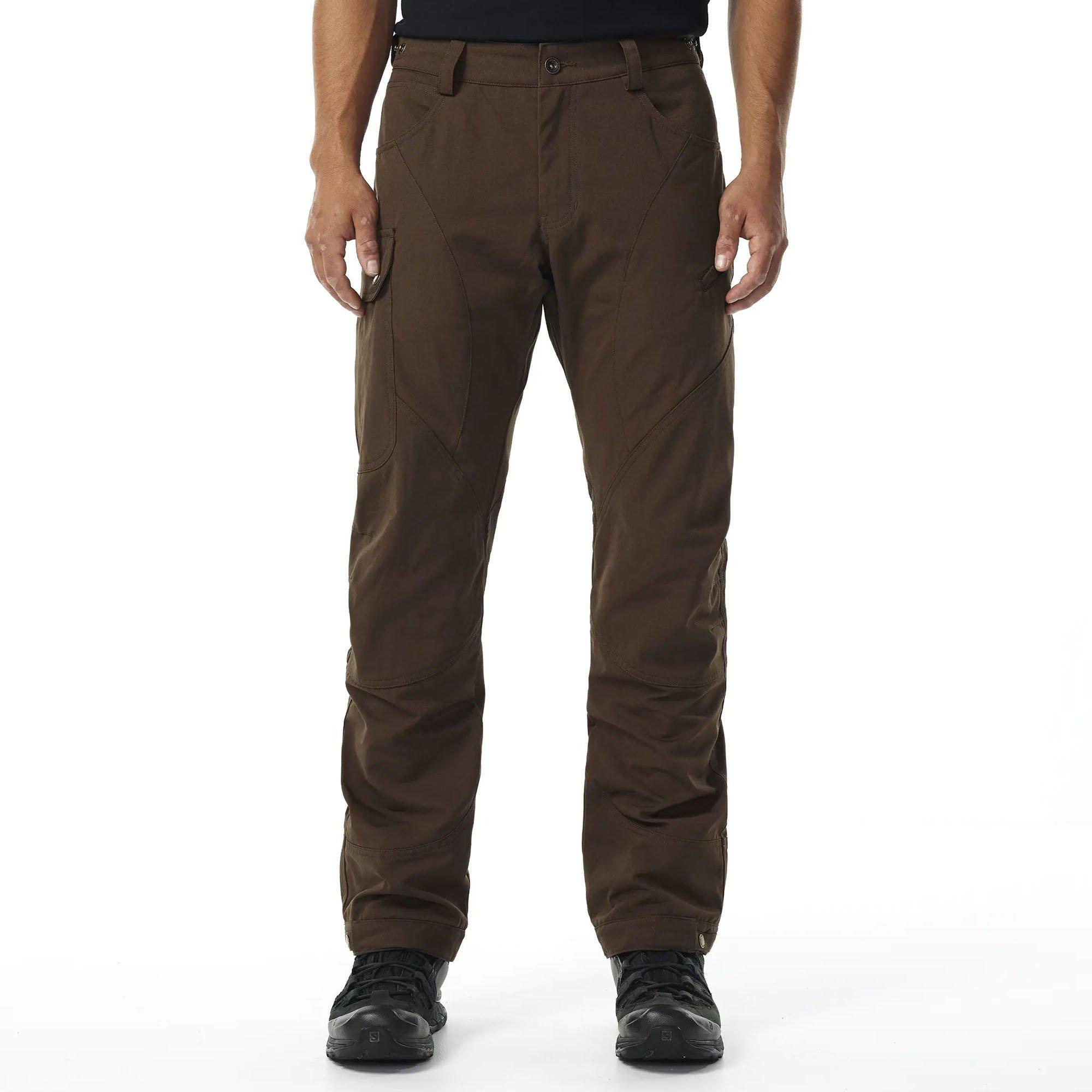 Hooké | Men's Offroad Pants, Dark Brown, Size 38