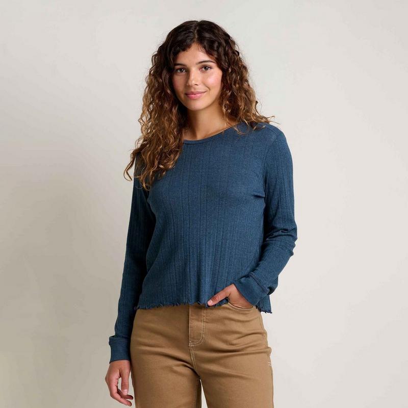 Toad&Co Haut &agrave; manches longues Foothill Pointelle II pour femmes