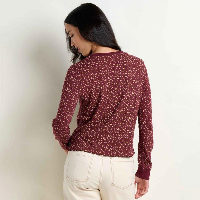Toad&Co Haut &agrave; manches longues Foothill Pointelle II pour femmes