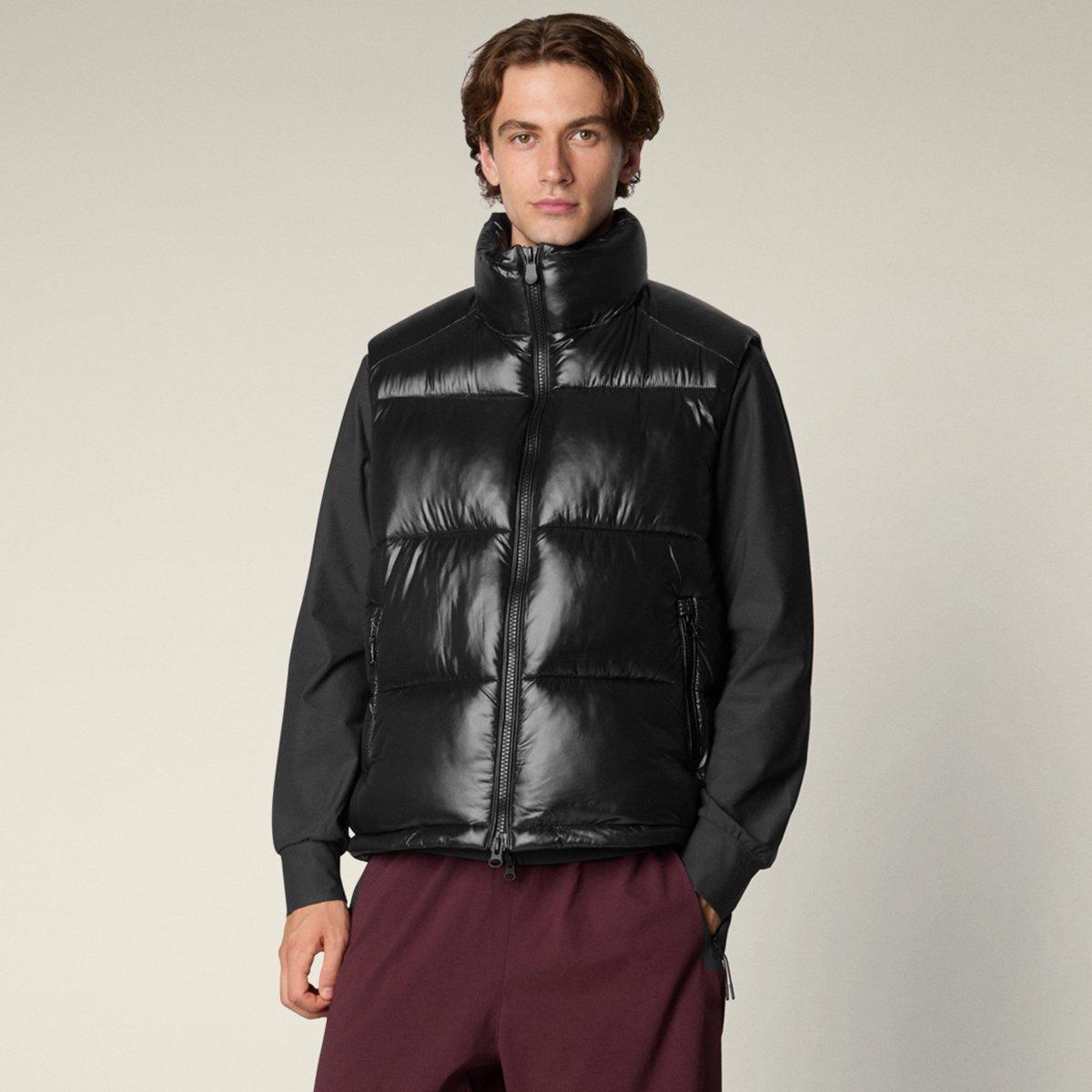 Save The Duck | Men's Ailantus Vest, Black, Size Large