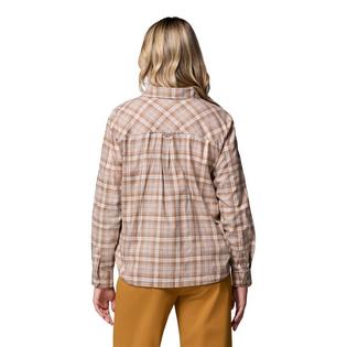 Columbia Chemise tiss&eacute;e &agrave; manches longues Blue Point Creek pour femmes