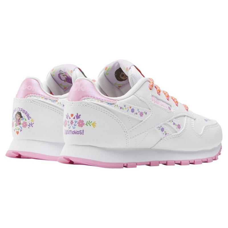 Reebok Chaussure en cuir Classic Leather Dora l'Exploratrice pour enfants [11-3]