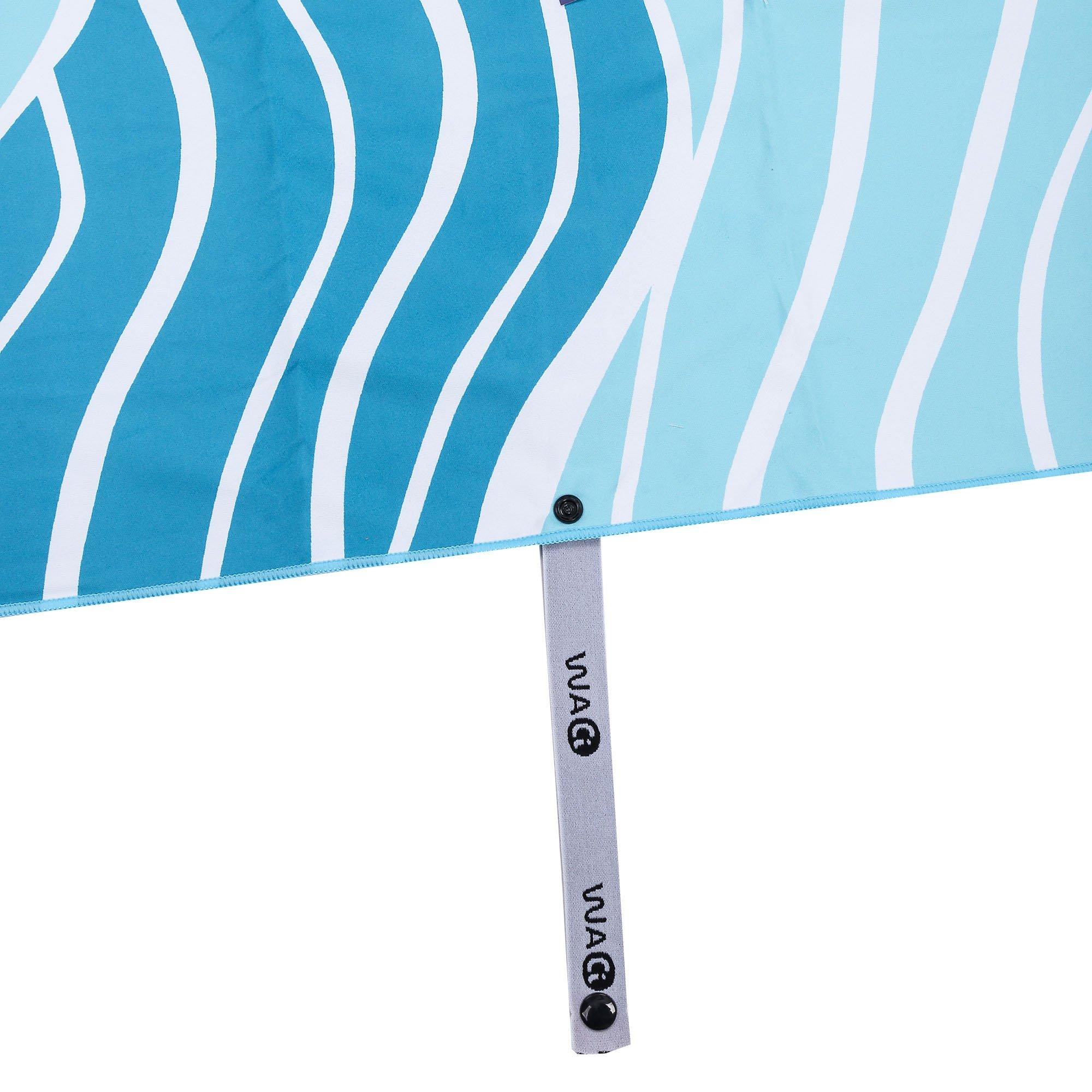Blue Waves Beach Towel