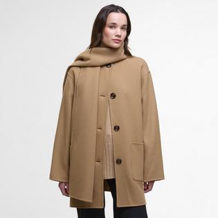 Barbour Women's Clementine Wool Scarf Coat