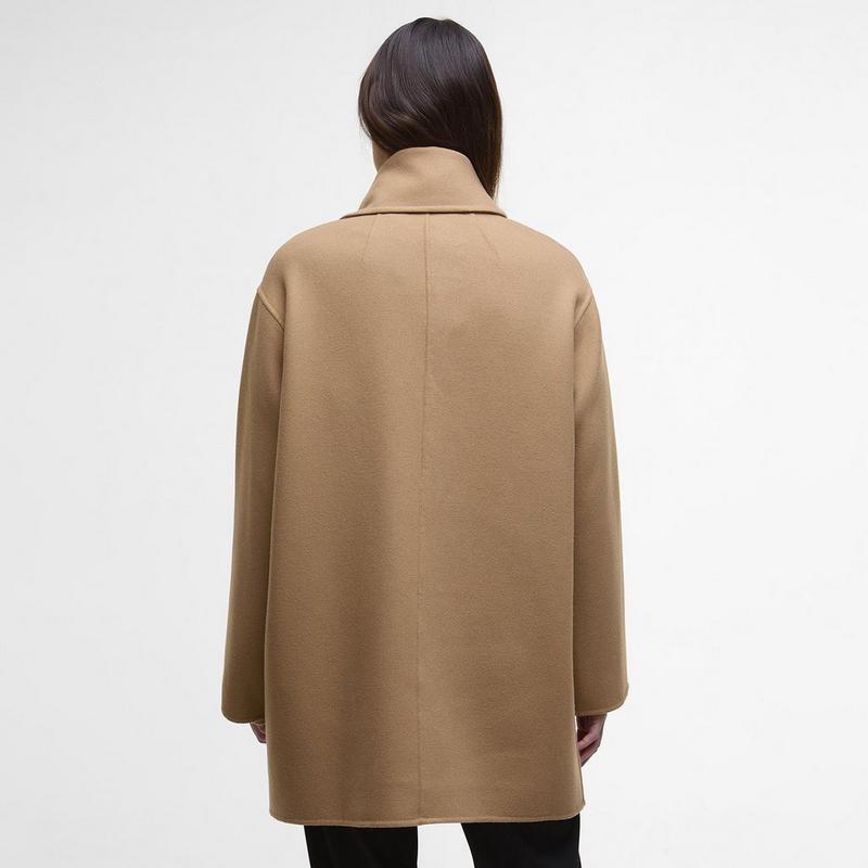 Barbour Manteau-&eacute;charpe en laine Clementine pour femmes