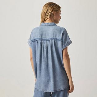 Splendid Women's Short Sleeve Paige Shirt
