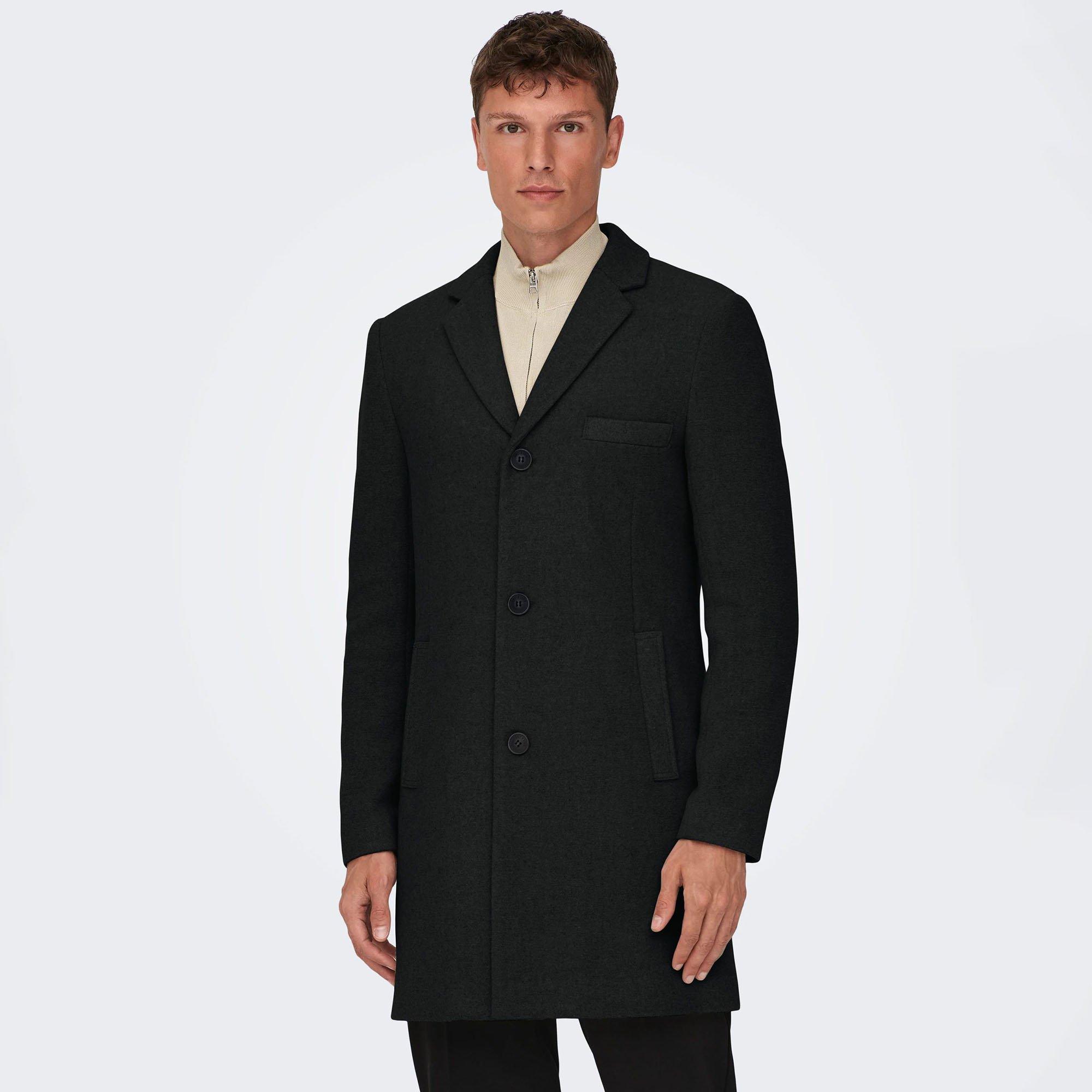 Men's Jaylon Life Wool-Blend Coat | Only & Sons | Sporting Life Online