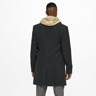 Only & Sons Manteau Jaylon Life en mélange de laine pour hommes