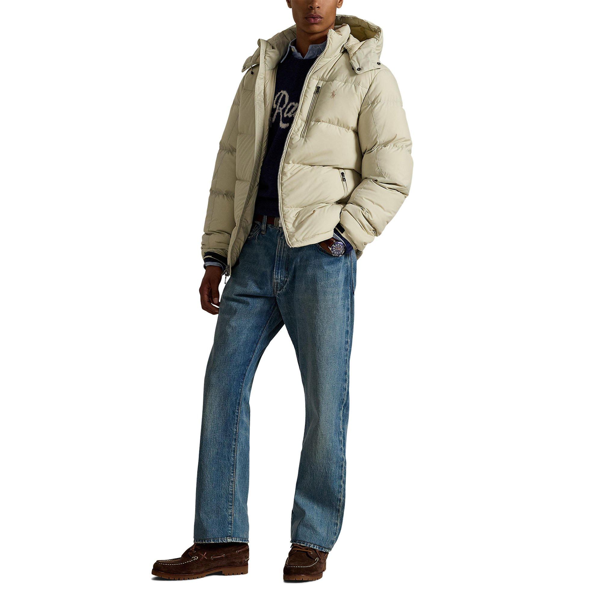 ラフロッグ WEIGHT PUFFER STADIUM JACKET L Mens-The-Gorham-Down-Jacket-