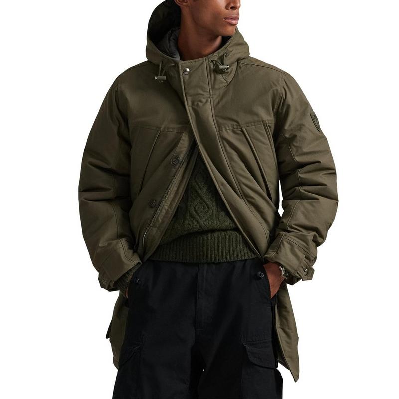 Polo Ralph Lauren Parka en duvet &agrave; capuchon Lennox pour hommes