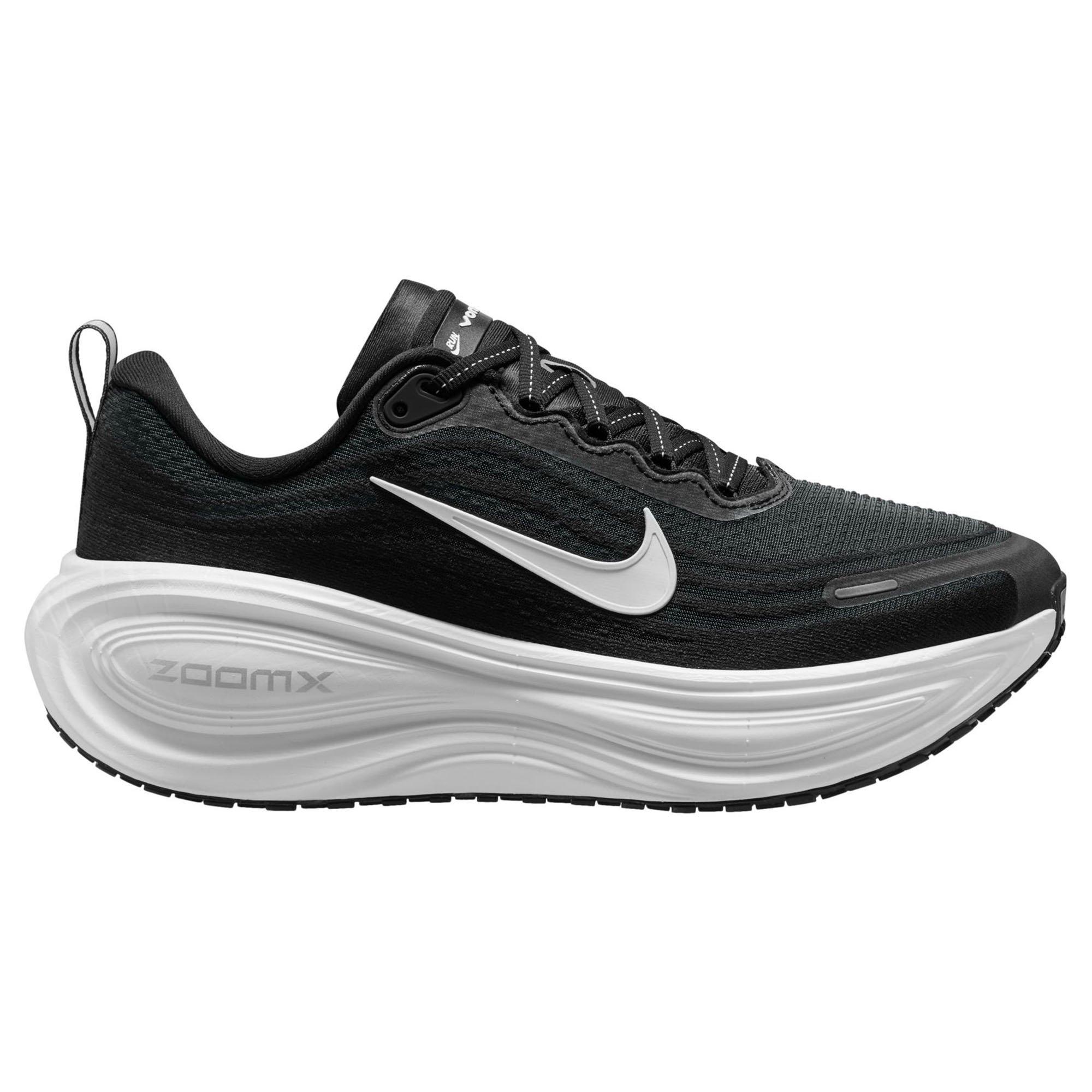 Nike | Women's Vomero Plus Running Shoes, Black White Cool Grey Metallic Dark Grey, Size 9