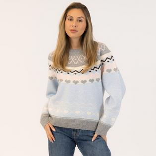 Lyla + Luxe Women's Holly Fair Isle Sweater