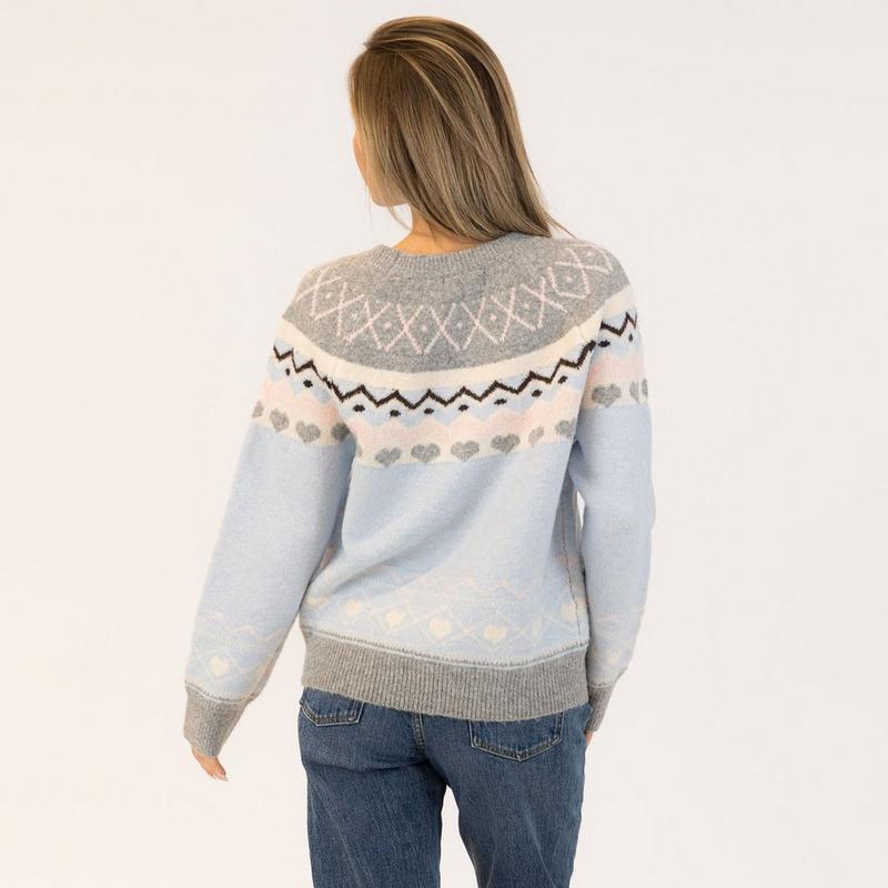 Lyla + Luxe Chandail Holly Fair Isle pour femmes