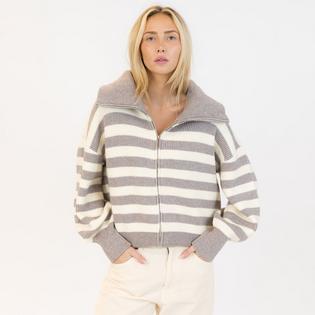 Lyla + Luxe Women's James Full-Zip Sweater