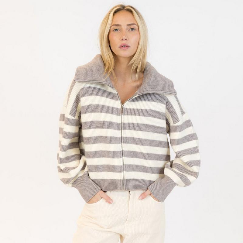 Lyla + Luxe Chandail &agrave; fermeture &agrave; glissi&egrave;re compl&egrave;te James pour femmes