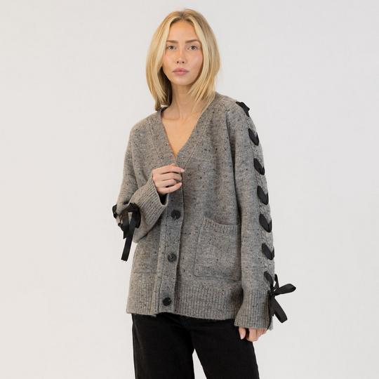 Women's Shyla Ribbon Cardigan | Lyla + Luxe | Sporting Life Online