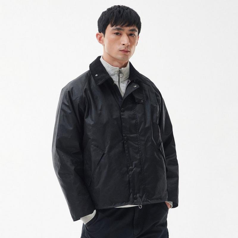 Barbour Manteau cir&eacute; Transport pour hommes