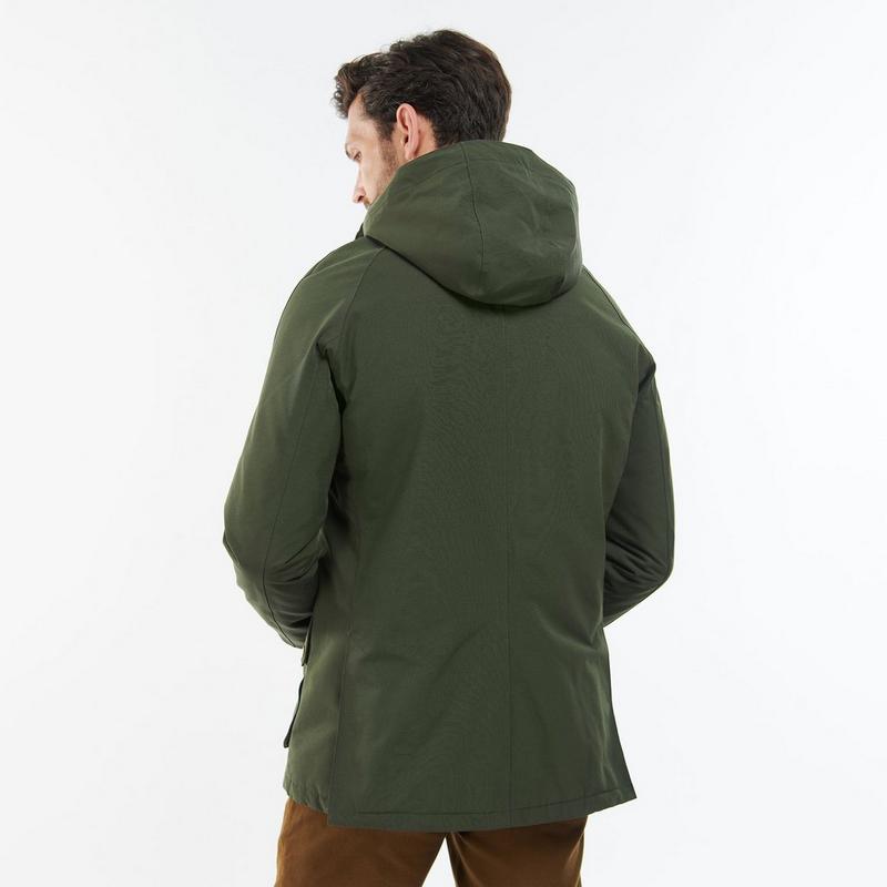 Barbour Manteau imperm&eacute;able Winter Ashby pour hommes