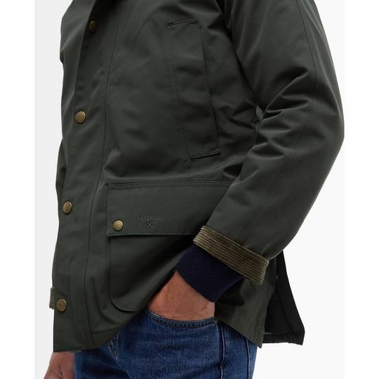 美品 Barbour ashby Waxed sage green S Men's Winter Ashby Waterproof Jacket | Barbour | Sporting Life Online