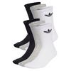 Unisex Trefoil Cushion Crew Sock  6 Pack 