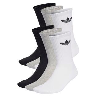adidas Originals Unisex Trefoil Cushion Crew Sock (6 Pack)