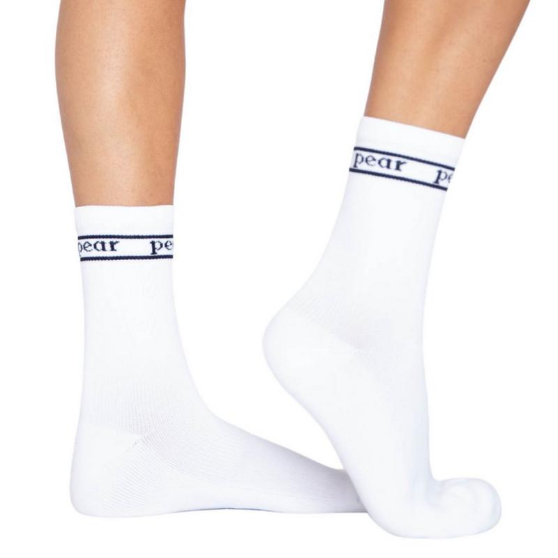 Pear Chaussettes de compression mi-mollet Varsity Pear Forma unisexes