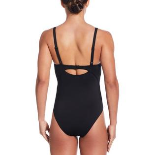Nike Women's Effortless Essential V-Neck One-Piece Swimsuit