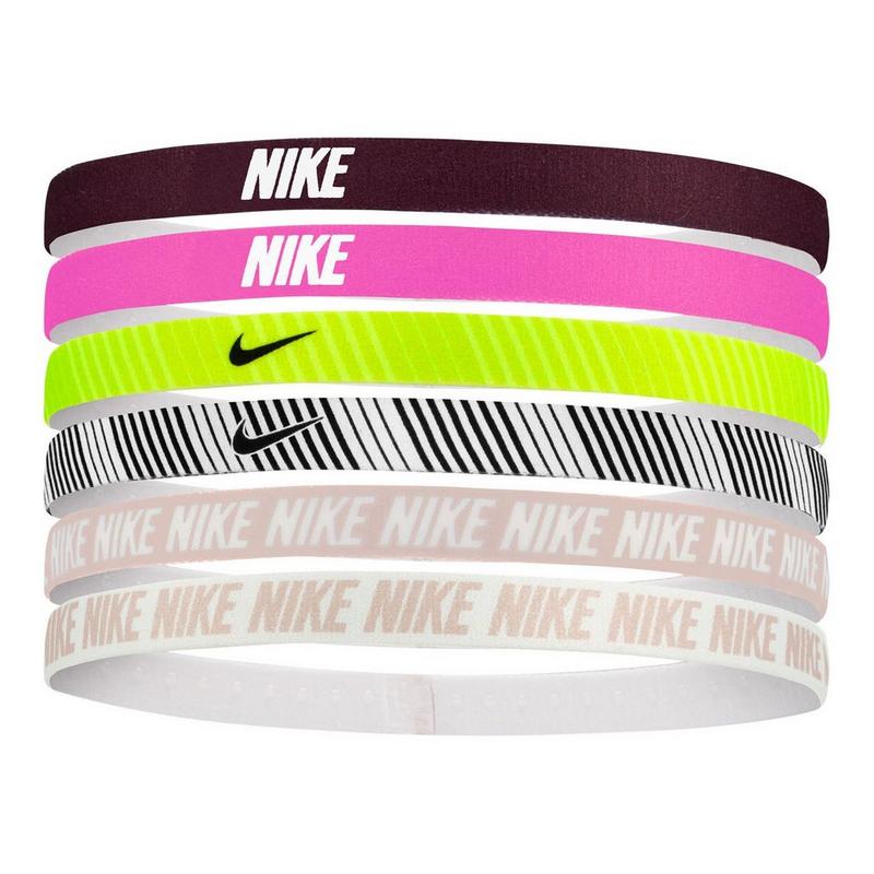 Nike Unisex Printed Flex Classic Headband (6 Pack)