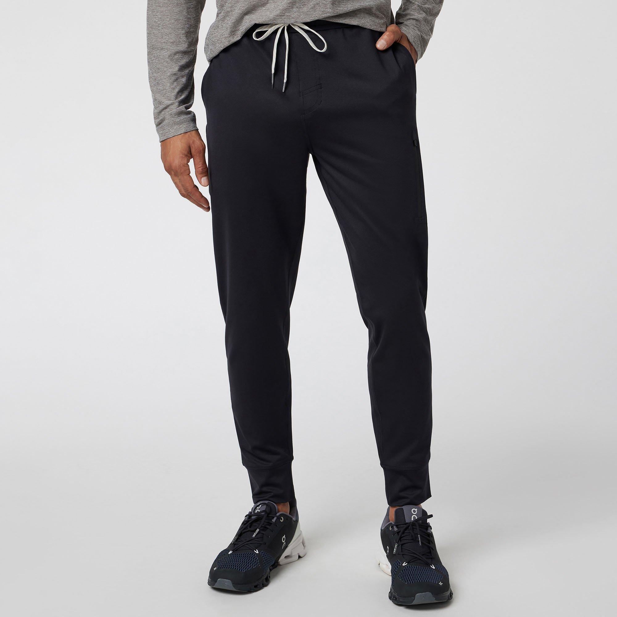 Vuori | Men's Sunday Performance Joggers Pants, Black, Size Large
