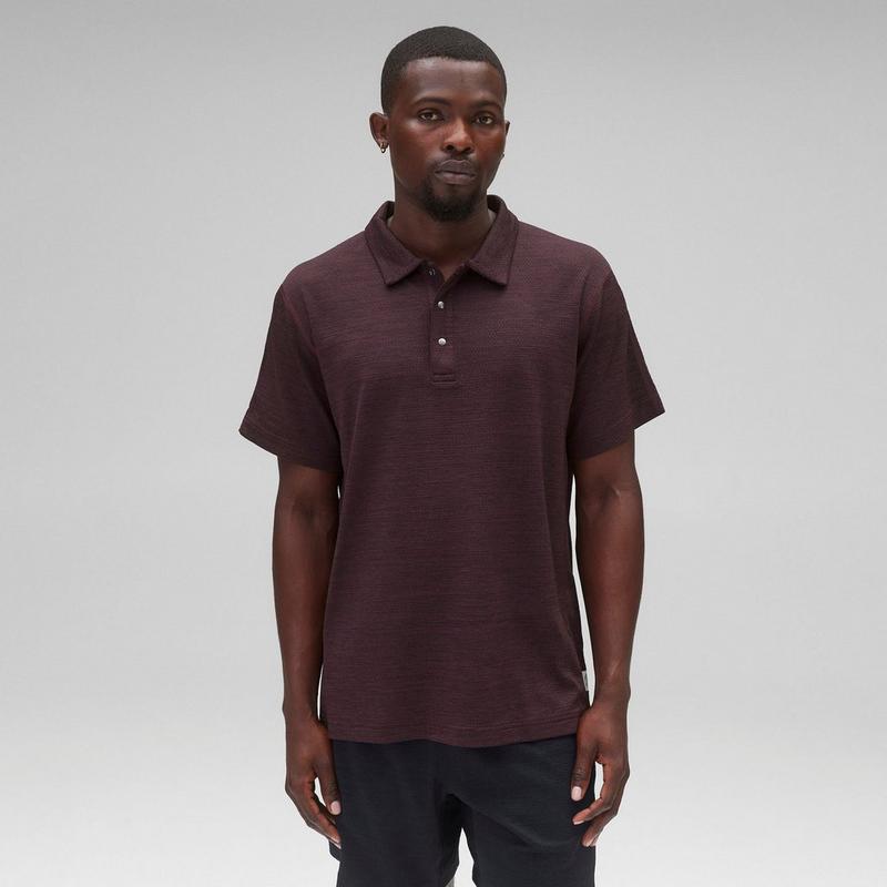 Reigning Champ Polo Solotex&reg; Mesh Tiebreak Standard pour hommes
