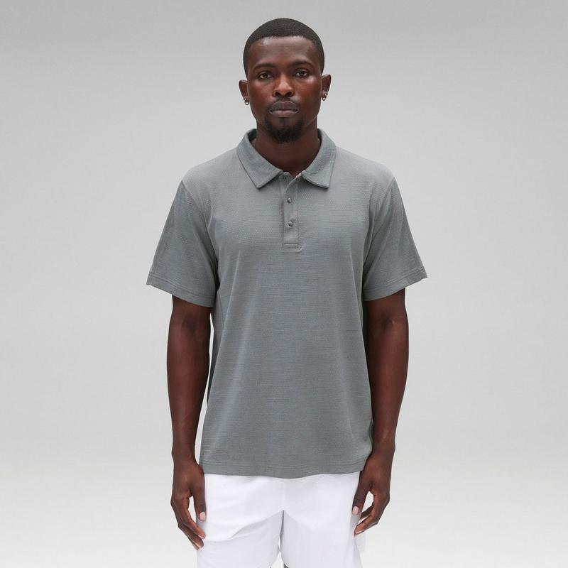 Reigning Champ Polo Solotex&reg; Mesh Tiebreak Standard pour hommes