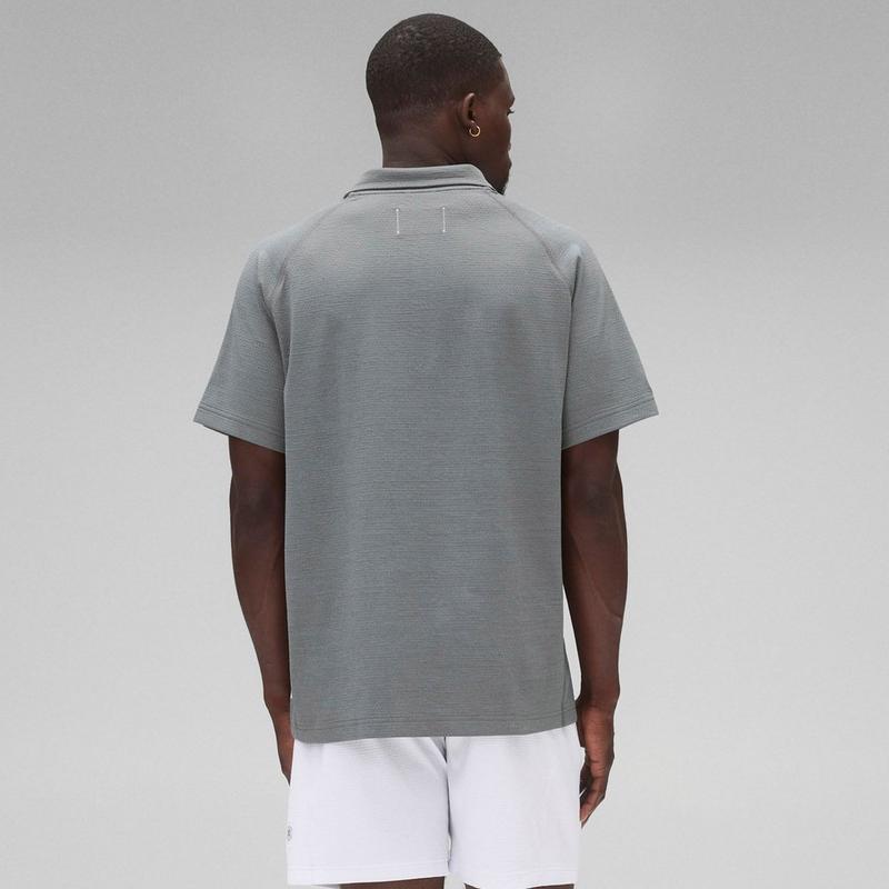 Reigning Champ Polo Solotex&reg; Mesh Tiebreak Standard pour hommes